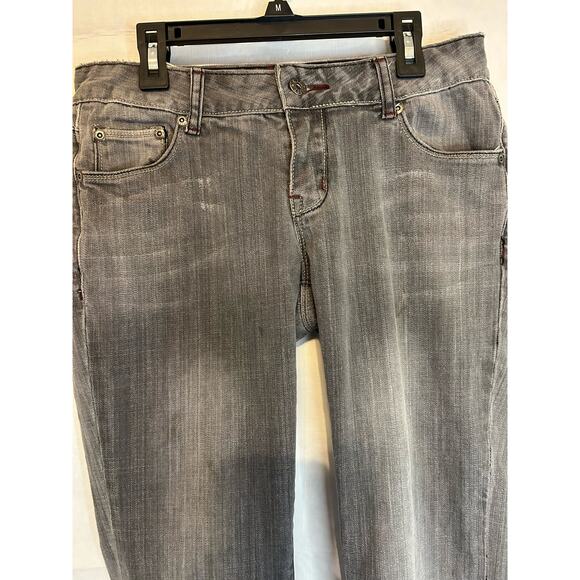 C7P Jeans Bootcut Women's Juniors Size 5 GUC Gray - Picture 2 of 5